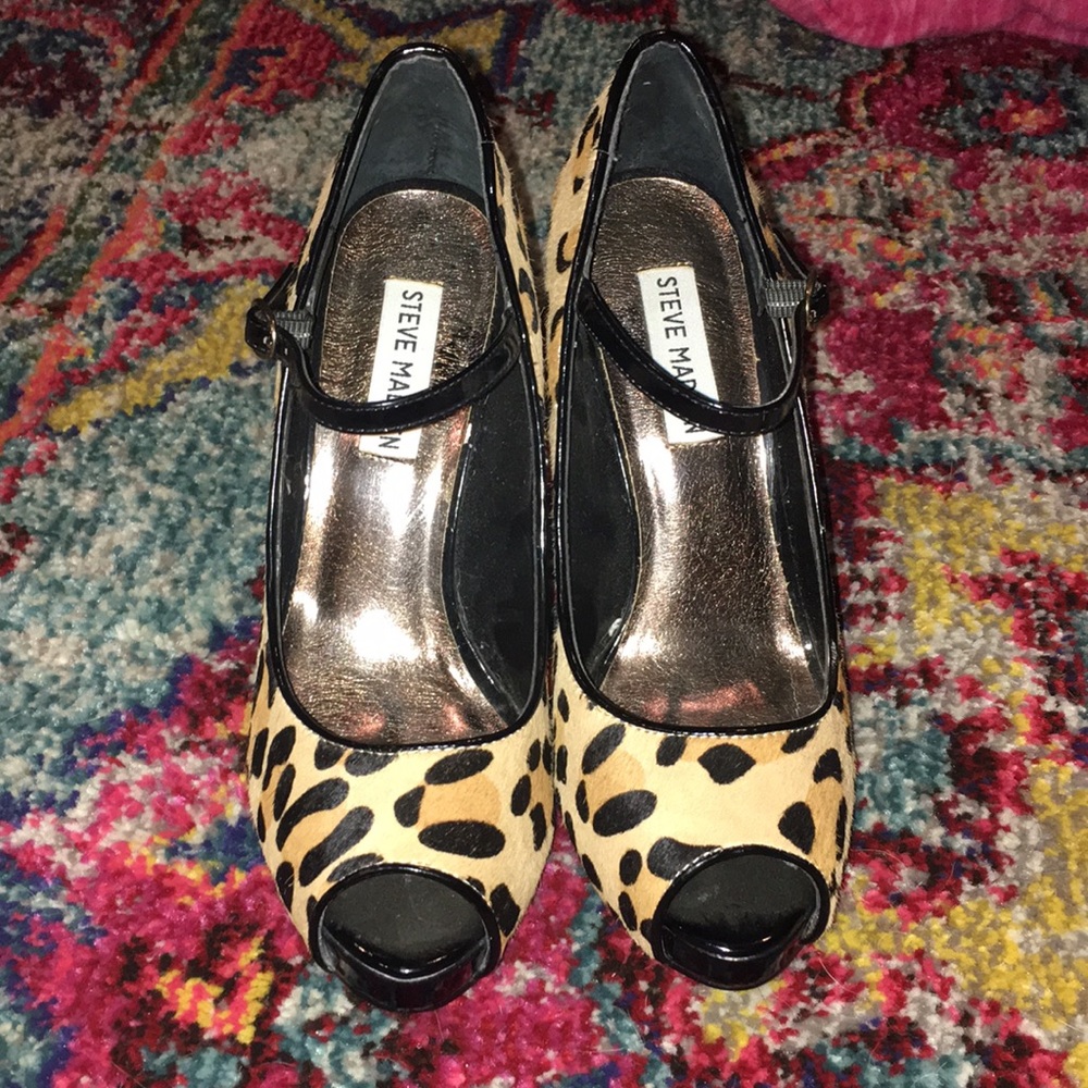Leopard Steve Madden Heels